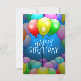 バルーン 誕生日カード