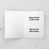 バルーン 誕生日カード カード (内部)