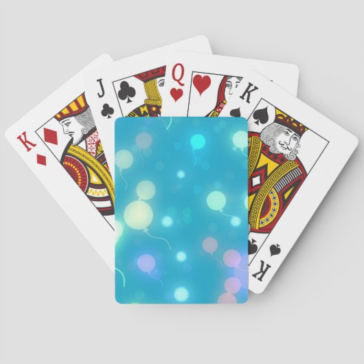 バルーン | Zazzle_Growstore トランプ (裏面)