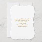 バルー男女兼用ンベビーシャワー招待状 招待状 (裏面)