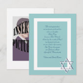 バル/バット ミツバの招待状 招待状 (正面/裏面)