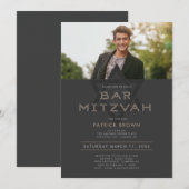 バル・ミツバの招待状 招待状 (正面/裏面)