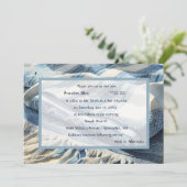 バル・ミツバ・ウォーターカラー・タリット4 招待状 (スタンド正面)