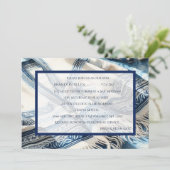 バル・ミツバ・ウォーターカラー・タリット 2 招待状 (スタンド正面)