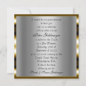 バル・ミツヴァ式招待状 招待状 (正面)