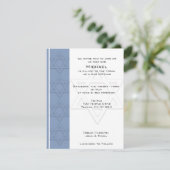 バル・ミツヴァ・パーティーの招待状 招待状 (スタンド正面)