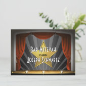 バル・ミツヴァ・ムービースター招待状 招待状 (スタンド正面)