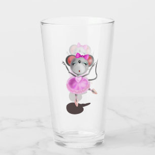 バレおもしろいリナマウス付きガラス – 絵画s タンブラーグラス