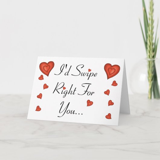 バレおもしろいンタインのためにすぐに読む シーズンカード (正面)