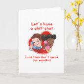 バレおもしろいンタインカード カード (黄色い花)