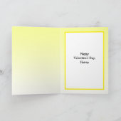 バレおもしろいンタインデー、卵、ベーコン カード (内部)