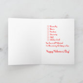 バレおもしろいンタイン シーズンカード (内部)