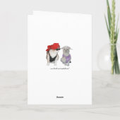 バレおもしろいンタイン・記念日に猫・猫ちゃん シーズンカード (裏面)