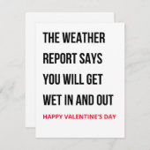 バレおもしろいンティーンズデイカード シーズンカード (正面/裏面)