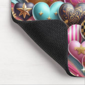 バレかわいらしンカラフル・デイハート マウスパッド (コーナー)