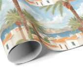 バレアリック諸島 ヴィンテージ フランス 旅行 ラッピングペーパー (ロールコーナー)