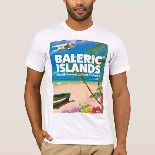 バレアリック諸島 地中海の楽園 Tシャツ (正面)