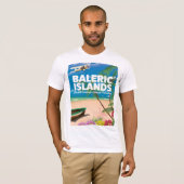 バレアリック諸島 地中海の楽園 Tシャツ (正面フル)