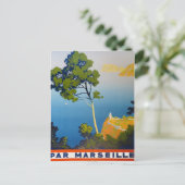 バレアレス諸島のヴィンテージのフランス人旅行 ポストカード (スタンド正面)