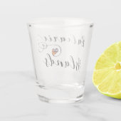 バレアレス諸島の旗のハート、Balearics、 ショットグラス (裏面)