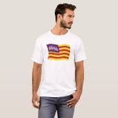 バレアレス諸島の旗のTシャツ Tシャツ (正面フル)