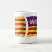 バレアレス諸島の旗マグカップ コーヒーマグカップ (中央)
