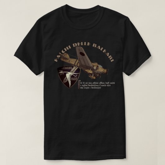 バレアレス諸島の鷹 Tシャツ (デザイン正面)
