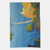 バレアレス諸島ヴィンテージフランスの旅行 キッチンタオル (縦)