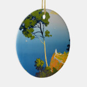 バレアレス諸島ヴィンテージフランスの旅行 セラミックオーナメント (右)