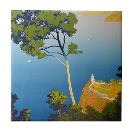 バレアレス諸島ヴィンテージフランスの旅行 タイル (正面)