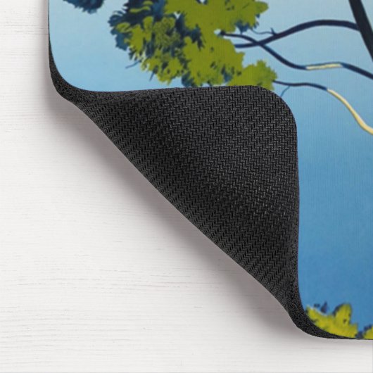 バレアレス諸島ヴィンテージフランスの旅行 マウスパッド (コーナー)