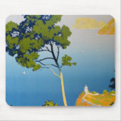 バレアレス諸島ヴィンテージフランスの旅行 マウスパッド (正面)