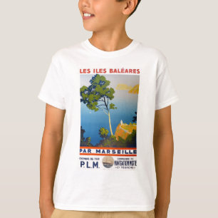 バレアレス諸島ヴィンテージフランスの旅行 Tシャツ