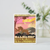 バレアレス諸島ヴィンテージ旅行 ポストカード (スタンド正面)
