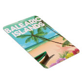 バレアレス諸島 ビーチ 旅行 ポスター マグネット (右側)