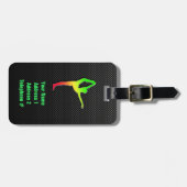 バレエお洒落ー ラゲッジタグ (正面横)