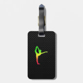 バレエお洒落ー ラゲッジタグ (裏面縦)