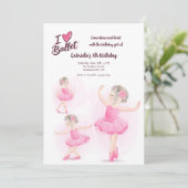 バレエが大好き  招待状 (スタンド正面)