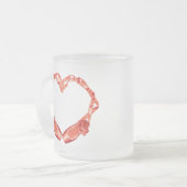 バレエが好き フロストグラスマグカップ (正面左)