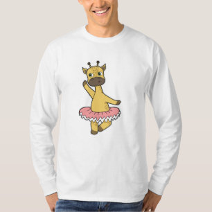 バレエでバレリーナを務めるキリン Tシャツ