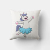 バレエでユニコーンをバレリーナと クッション (裏面)