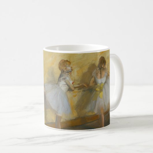 バレエで踊るダンサー – Edgar Degas コーヒーマグカップ (正面右)