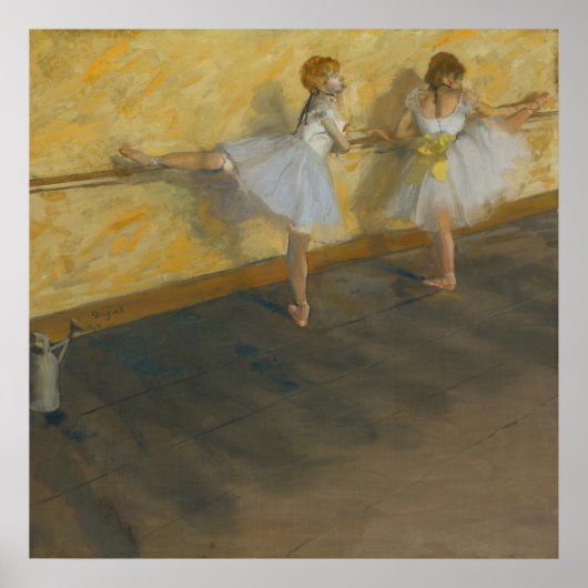 バレエで踊るダンサー – Edgar Degas ポスター (正面)
