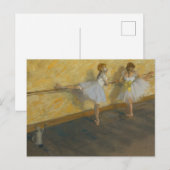 バレエで踊るダンサー – Edgar Degas ポストカード (正面/裏面)