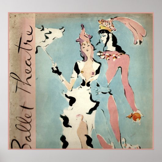 バレエと演劇 ポスター (正面)