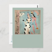 バレエと演劇 ポストカード (正面/裏面)