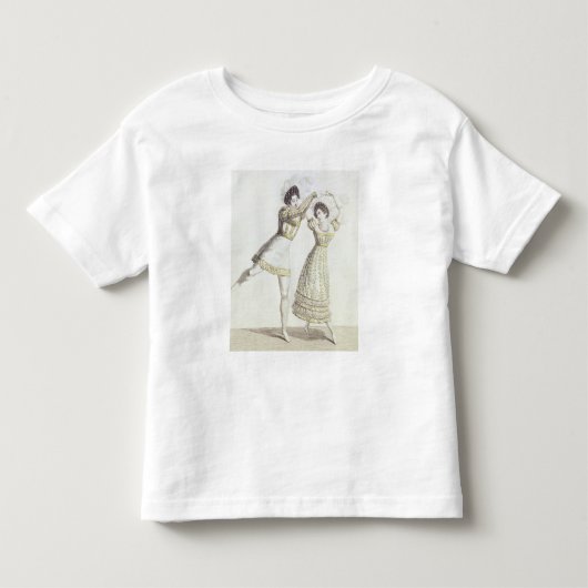 バレエのための衣裳のデザイン トドラーTシャツ (正面)