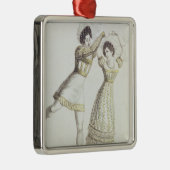 バレエのための衣裳のデザイン メタルオーナメント (右)