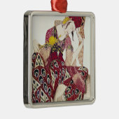 バレエのでNijinskyのためのデザインを「La着せて下さい メタルオーナメント (右)