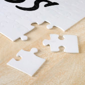 バレエのない生活は無味ピンクポインテシューズ ジグソーパズル (側面)